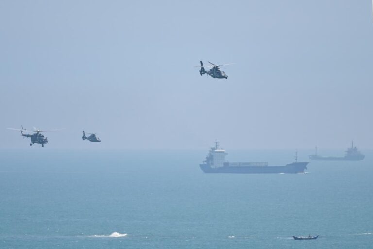 China fires missiles in largest ever drills in waters off Taiwan