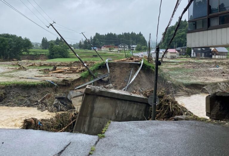 Three missing, thousands ordered to evacuate as rain pounds northern Japan