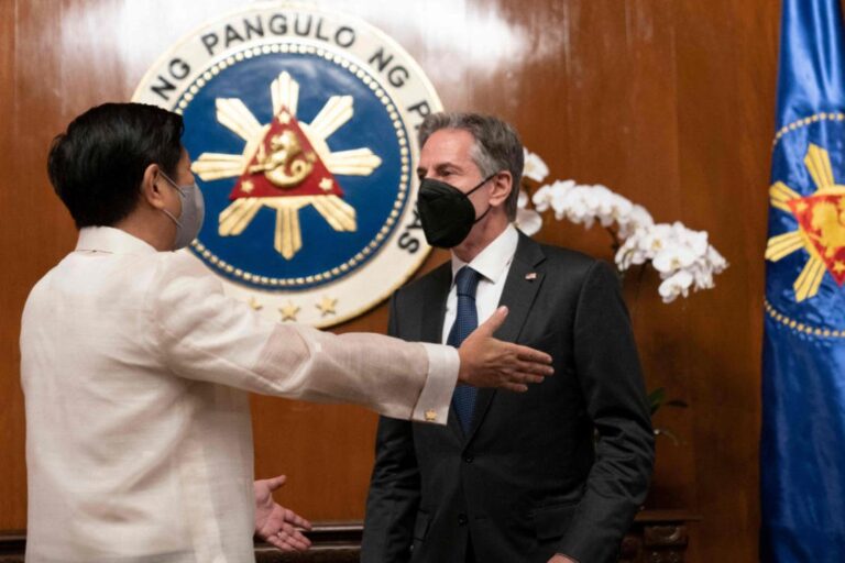 Marcos says Taiwan tension underscores importance of Philippines-US ties as Blinken visits