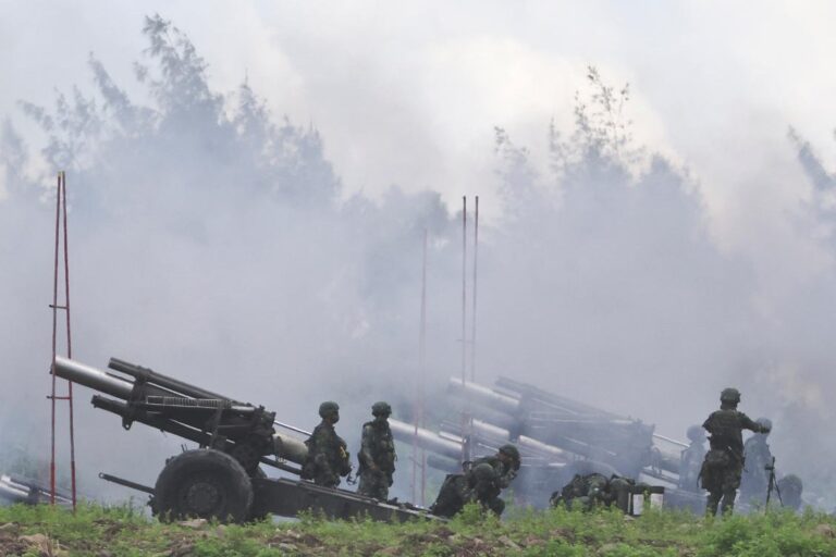 Taiwan holds military drill as China accused of preparing invasion
