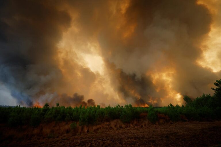 Wildfires rage in France, thousands evacuated from homes