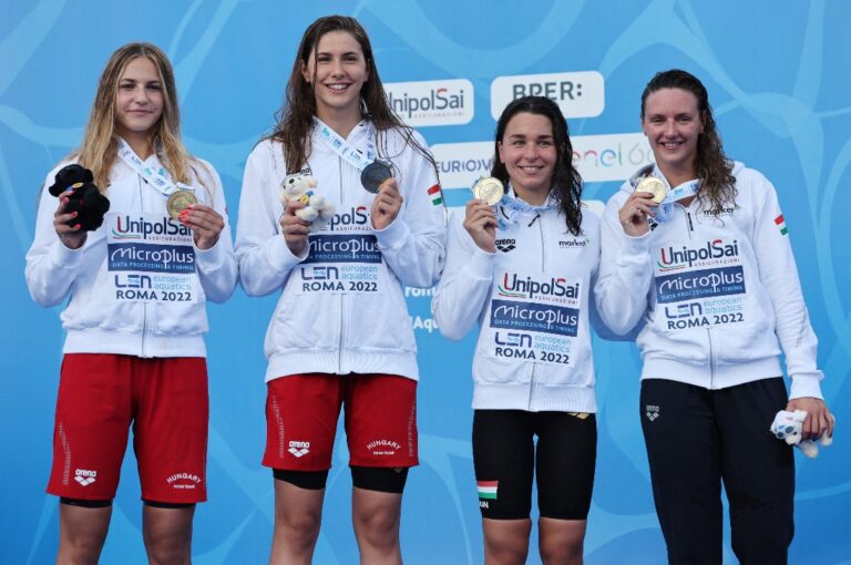 Razzetti claims European 400m medley gold, Hosszu wins 97th medal