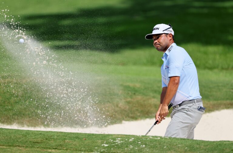 Spaun leads playoff opener; Scheffler, McIlroy miss cut