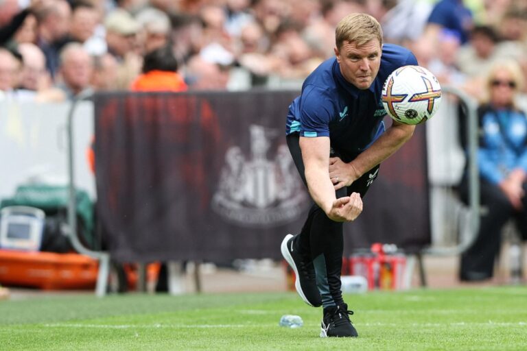 Eddie Howe will not rush Newcastle’s star summer signing Botman