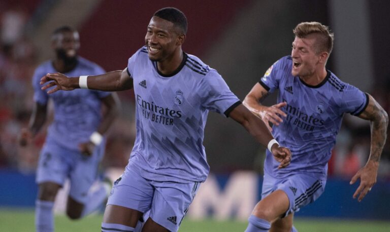 Alaba free-kick gives Real Madrid win to start title defense