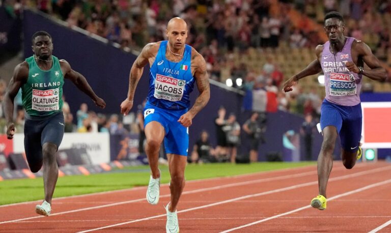 Jacobs storms to Euro 100m crown as Ingebrigtsen and Perkovic shine