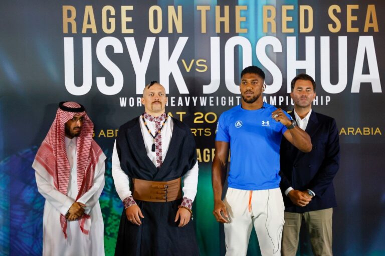 Usyk and Joshua get ready to rumble in Jeddah
