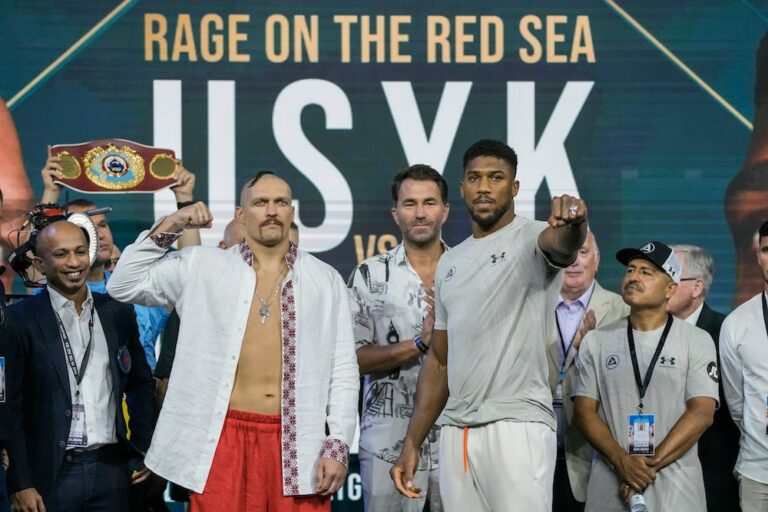 LIVE: Anthony Joshua fights for career in Saudi rematch with Ukraine hero Usyk