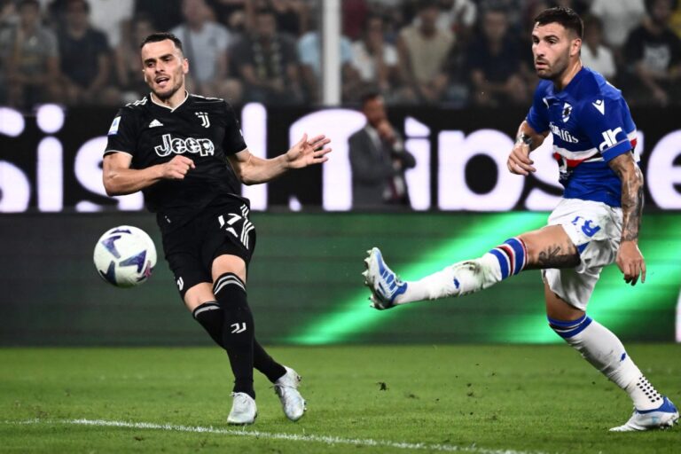 Injury-hit Juventus miss Di Maria in 0-0 draw at Sampdoria