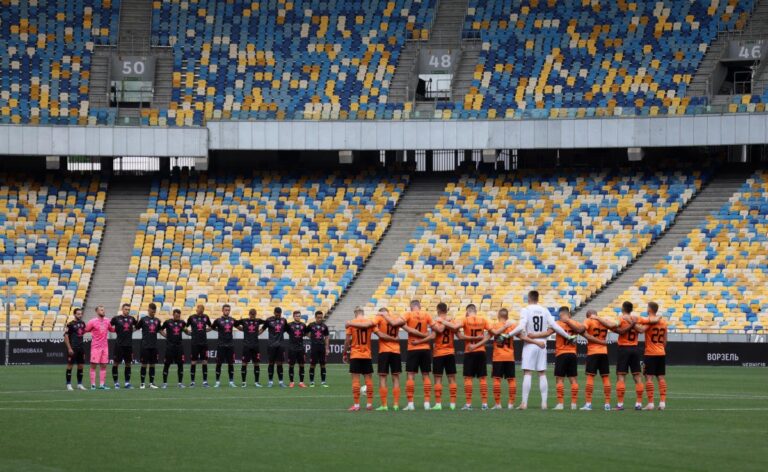 Ukraine begins football season in spite of war
