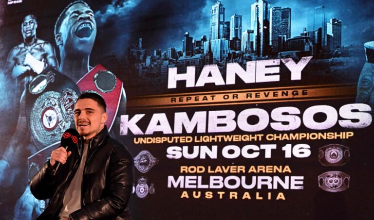 Kambosos is Philippines-bound ahead of Devin Haney rematch