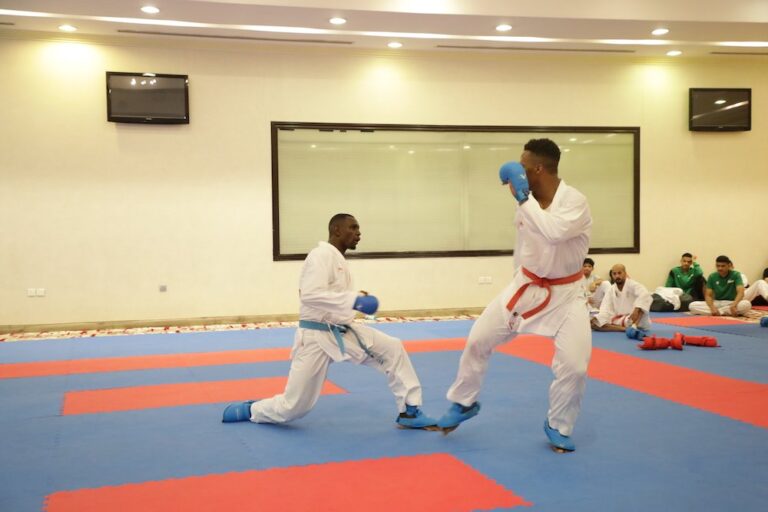 Saudi karate athletes put through their paces during Riyadh training camp