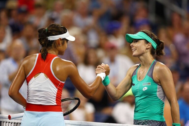 Raducanu’s US Open title defense ends with loss to Cornet