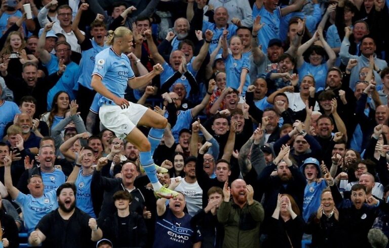 Haaland scores another hat trick, City thrashes Forest 6-0