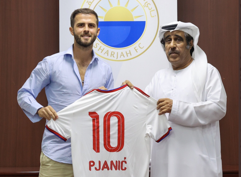 Miralem Pjanic joins Sharjah from Barcelona in UAE Pro League’s biggest coup in years