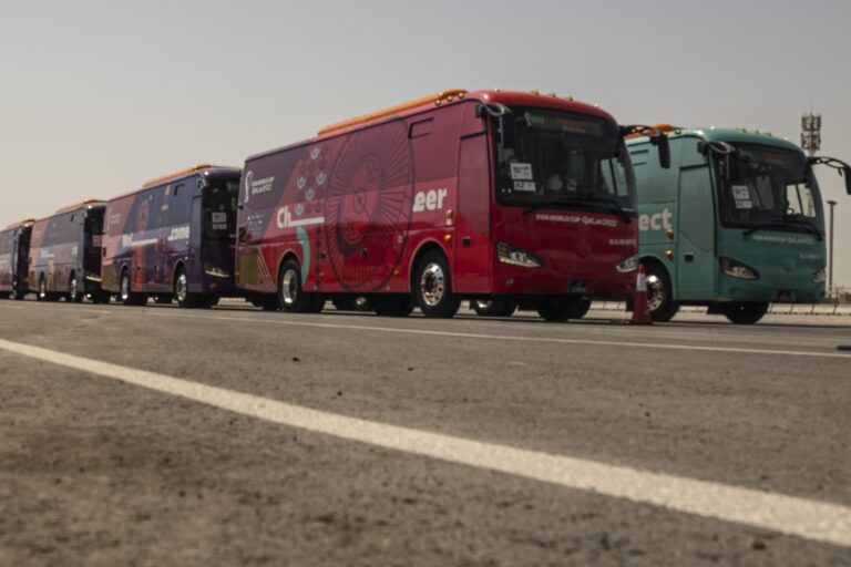 Qatar tests out massive bus fleet ahead of World Cup