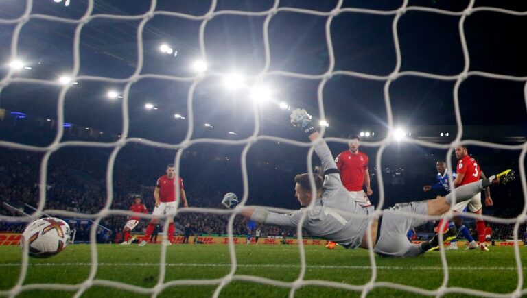 Leicester earn first Premier League win, drop Forest into last place