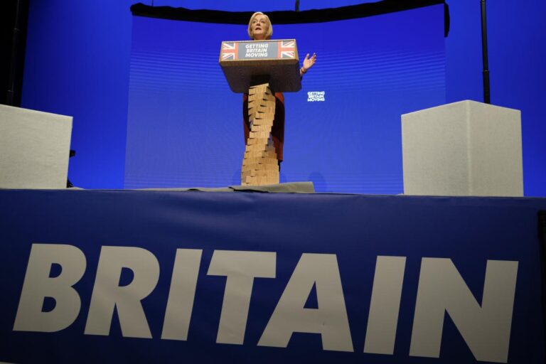 Liz Truss pledges to steer Britain through ‘stormy days’