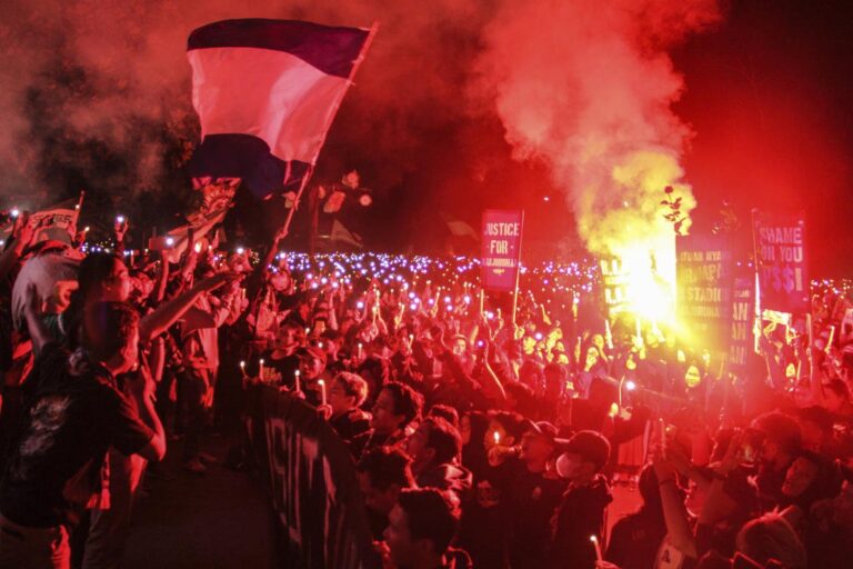 Indonesia’s president says FIFA will not impose sanctions over deadly soccer stampede
