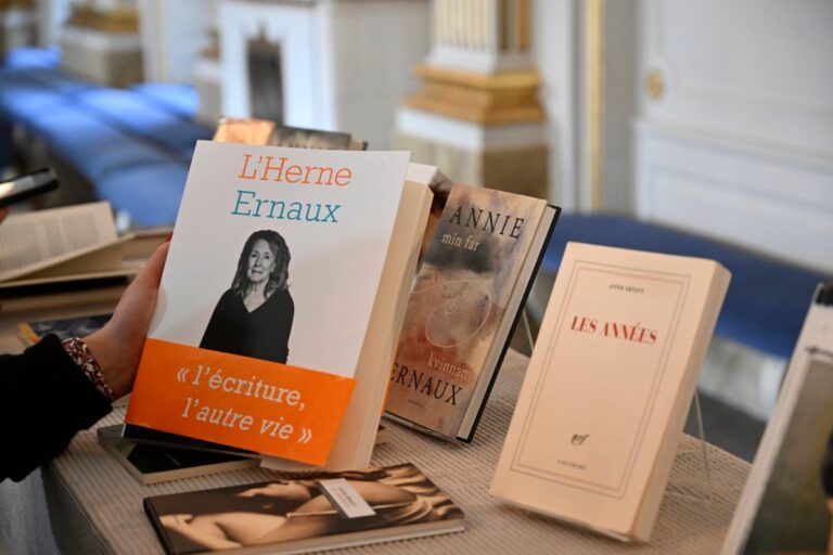 French writer Annie Ernaux awarded Nobel Prize in literature