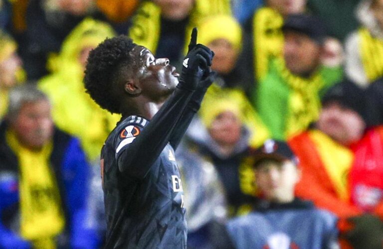 Saka earns win for Arsenal at Bodo/Glimt in Europa League
