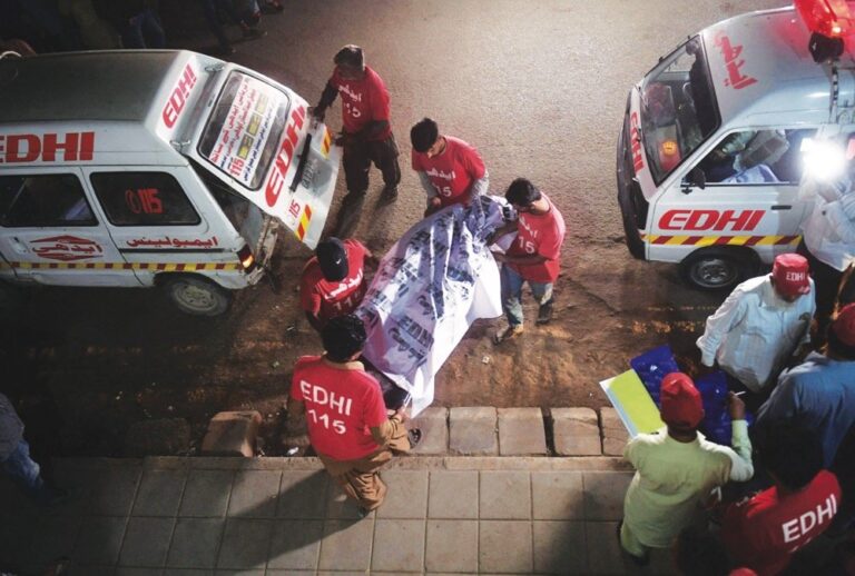 Twelve children among 17 burned alive as bus catches fire in south Pakistan