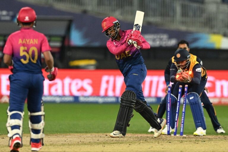 UAE facing exit from T20 World Cup after loss to Sri Lanka