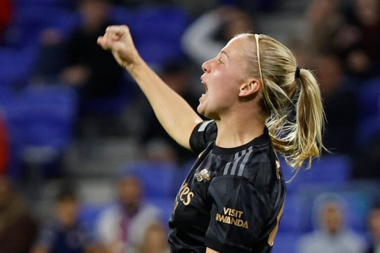 Arsenal thrash Women’s Champions League holders Lyon, Barca drill 9 past Benfica
