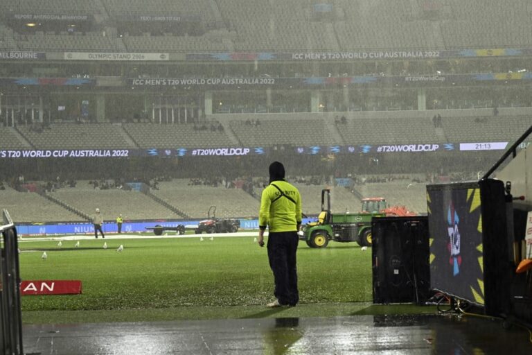 Rain takes center stage at ICC T20 World Cup in Australia