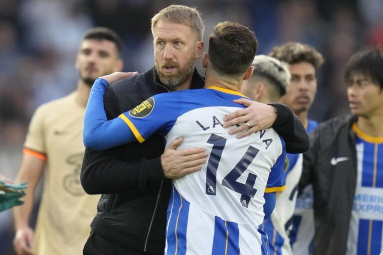 Man City go top, Brighton hammer Chelsea on Potter’s return