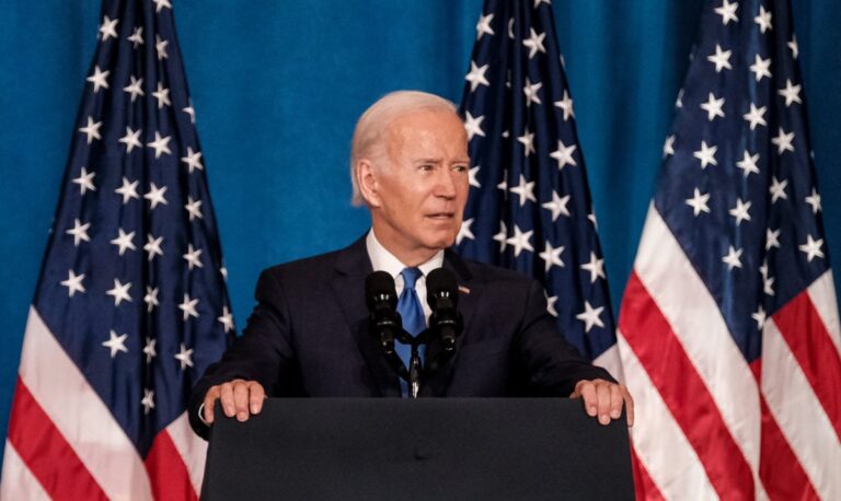 Biden implores voters to save democracy from lies, violence