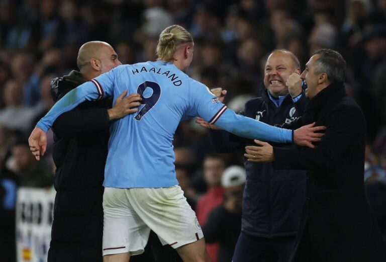 Man City celebrations underline tension in title race
