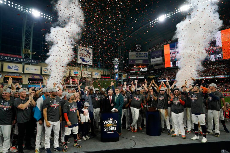 Alvarez blasts Baker, Astros to World Series title against Phillies