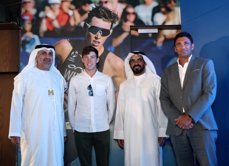 Top triathletes set to race in world finals in Abu Dhabi