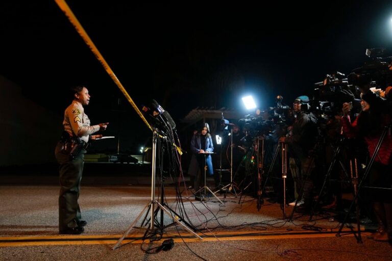 US police say gunman on the loose after killing 10 near Los Angeles