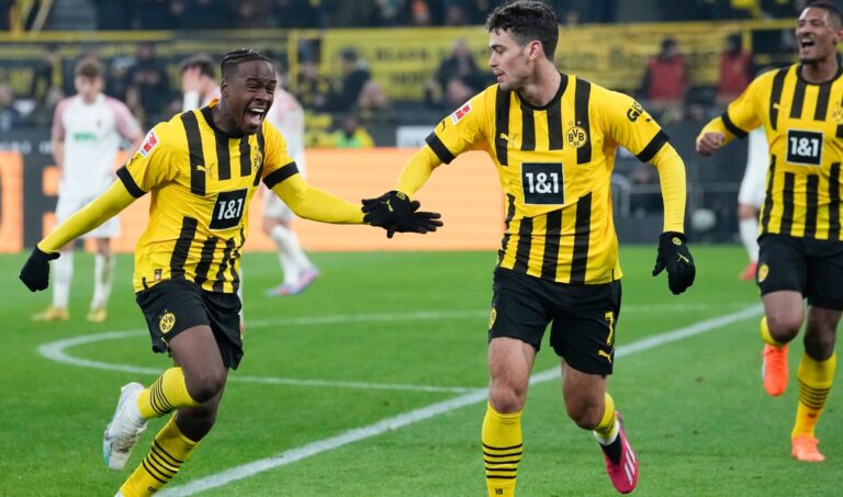Dortmund beat Augsburg on Haller’s return from cancer