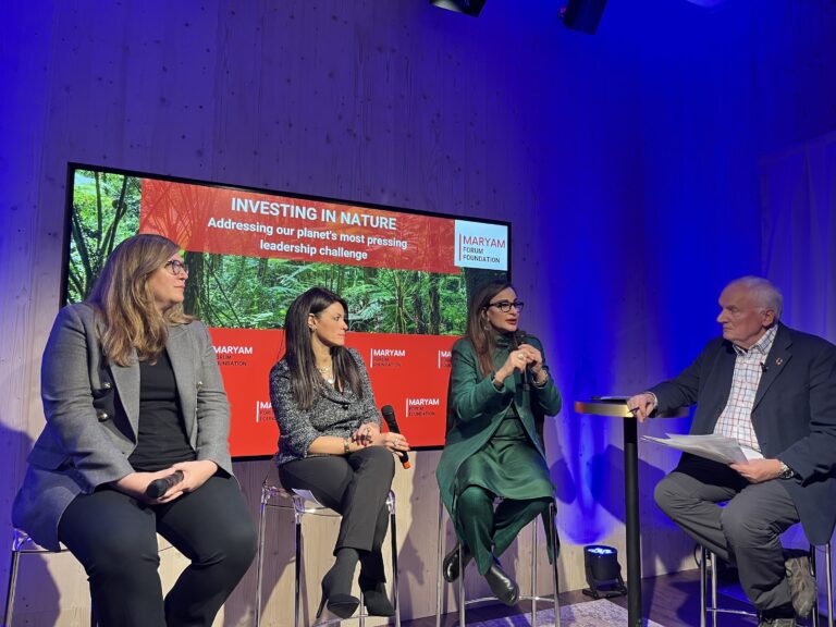 Maryam Forum Foundation organises ‘Investing in Nature’ panel at Davos
