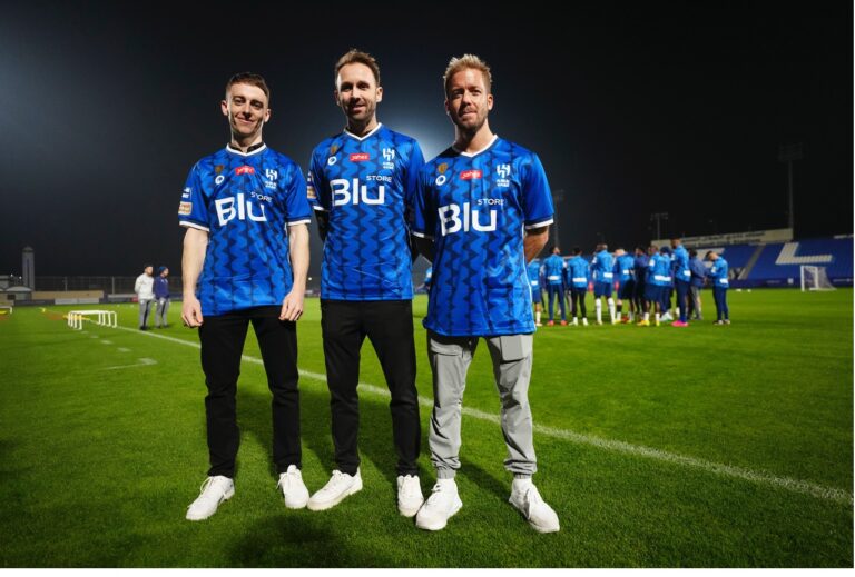 Formula E stars meet top footballers from Saudi champions Al-Hilal ahead of Diriyah E-Prix