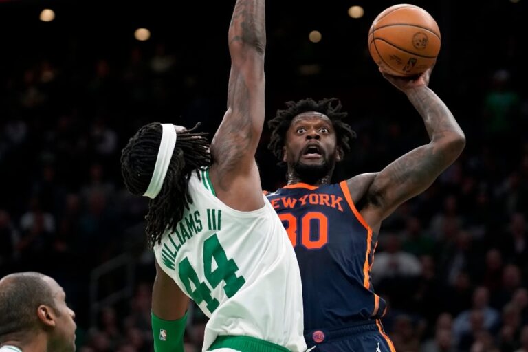 Knicks edge Celtics in overtime thriller, Doncic hurt in Mavs win