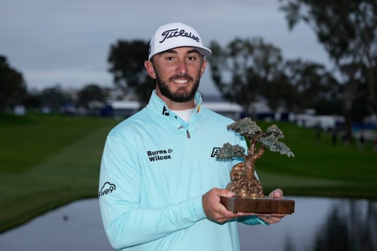 Max Homa rallies from 5 back to win Farmers Open by 2 strokes