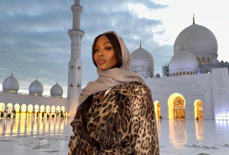 British supermodel Naomi Campbell spotted in Abu Dhabi with her daughter