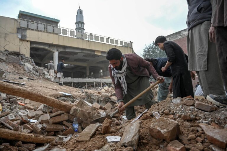 Pakistan mosque suicide bomber ‘was in police uniform’: police chief