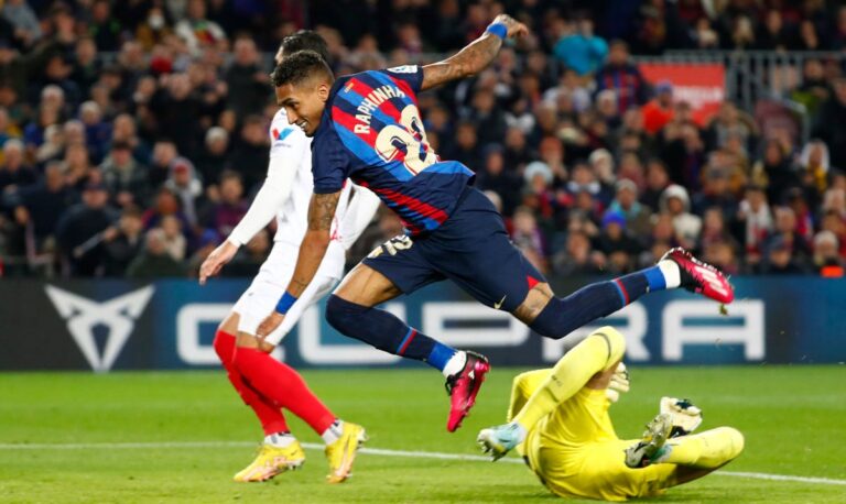 Barcelona exploit Madrid’s stumble to open 8-point lead