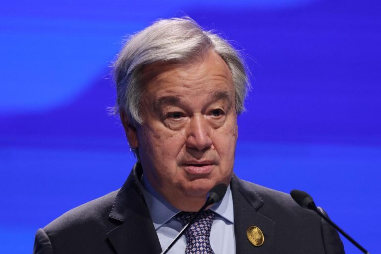 UN chief fears world is heading toward a wider war