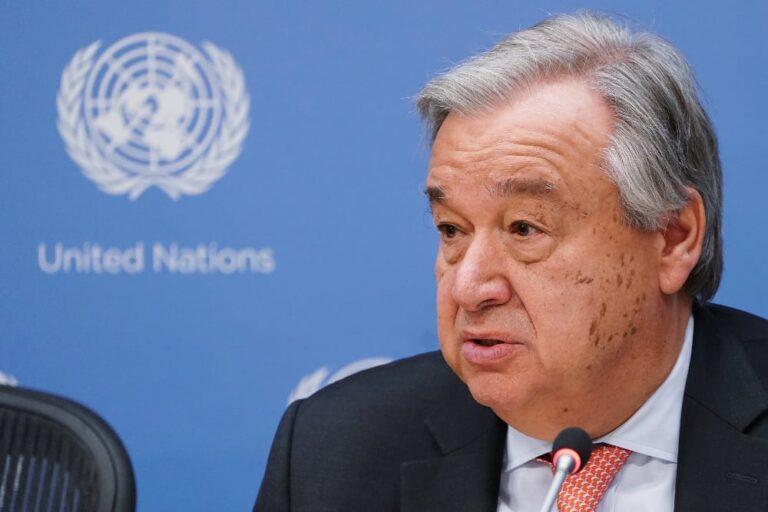 Rising seas risk ‘death sentence’ for some nations: warns UN chief