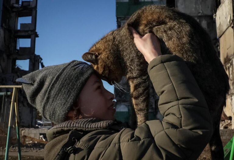 Ukrainian refugees safe, but not at peace, after year of war