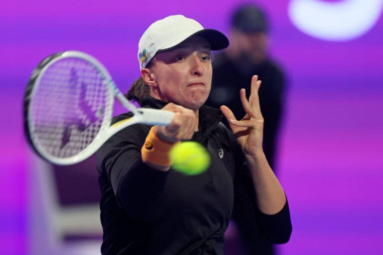 Swiatek sweeps past Pegula to win back-to-back Qatar titles