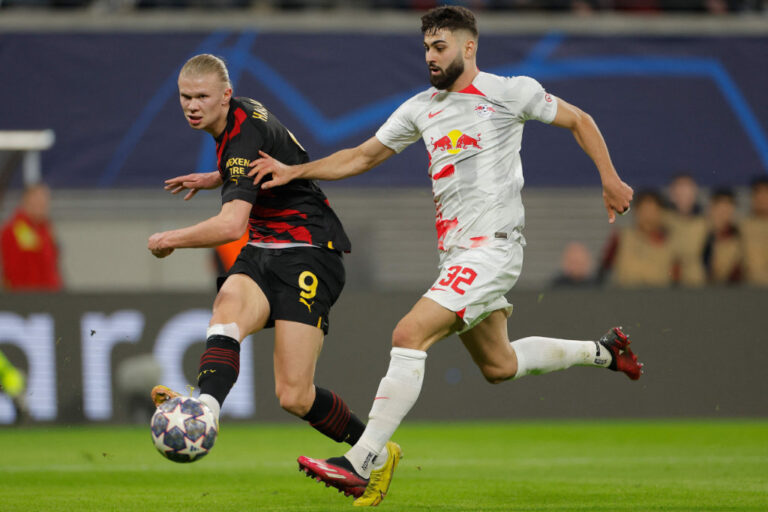 Man City held 1-1 at Leipzig in Champions League last 16 first leg match