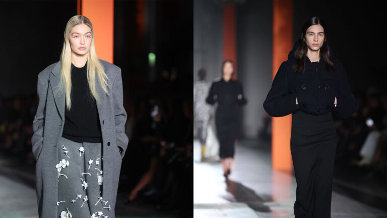 Part-Arab models Gigi Hadid, Loli Bahia walk the star-studded Prada show in Milan