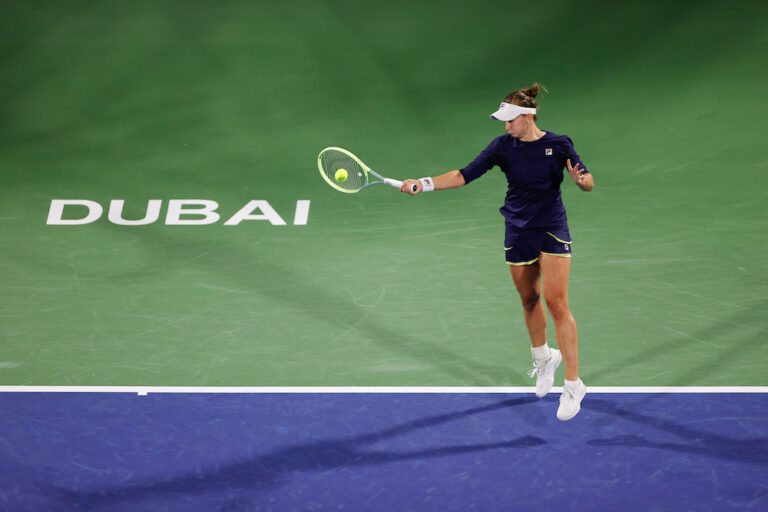 Krejcikova snaps Sabalenka’s winning streak to claim Dubai Tennis Championships semi spot